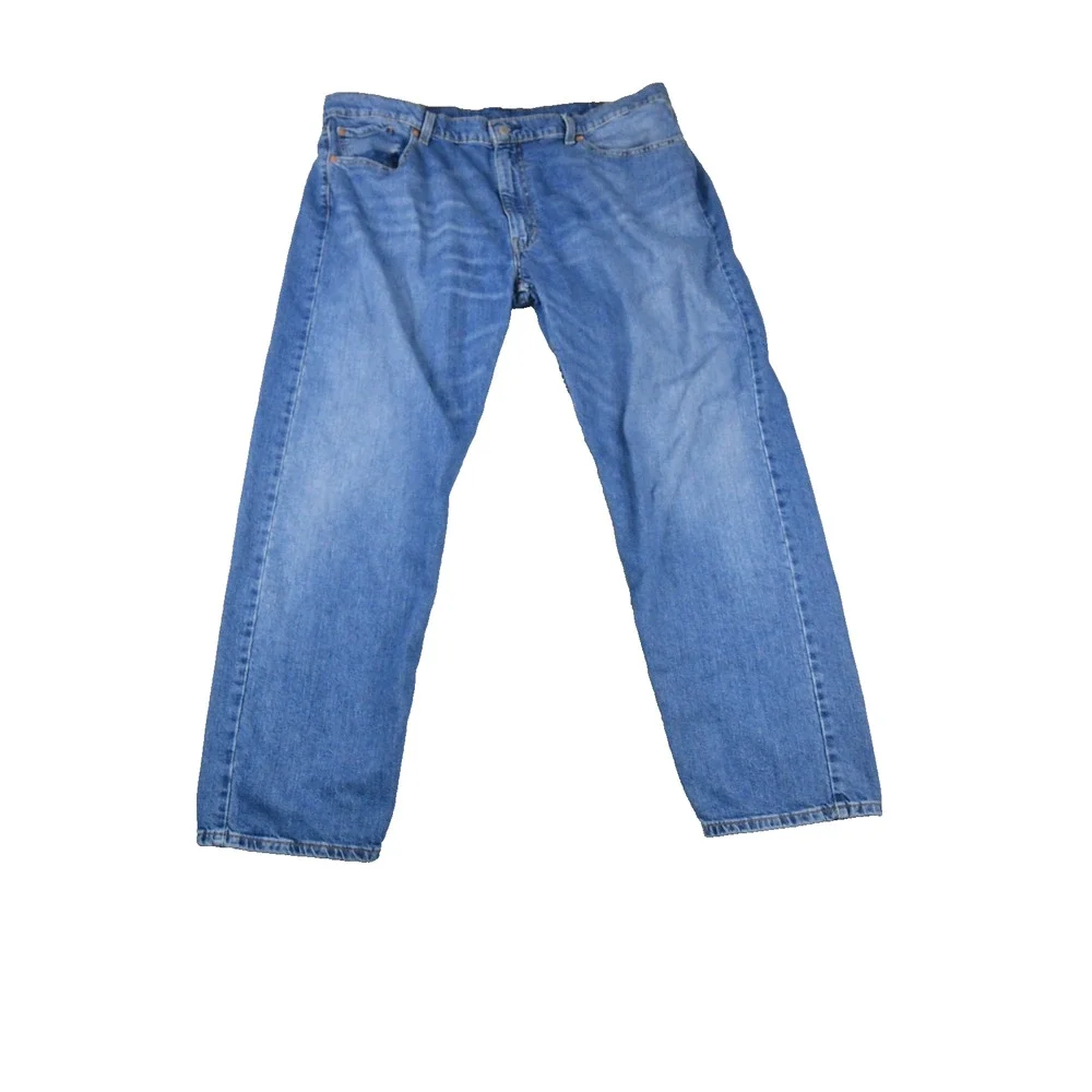 Levis Jeans 502 Mens 40x32 (Fits 40x29) Blue Denim